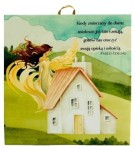 OBRAZEK KAFELEK - "KIEDY ZMIERZAMY DO DOMU.."