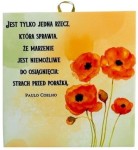 OBRAZEK KAFELEK - "JEST TYLKO JEDNA RZECZ, KTÓRA SPRAWIA.."